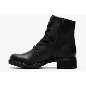 Clarks Hearth Parker Svarta Läderstövlar