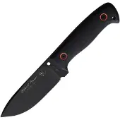 J&V Adventure Knives Black Bear Fixed Blade Black
