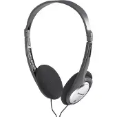 Panasonic RP-HT030 On Ear hörlurar Sladd Stereo Svart, Silver Lätt bygel