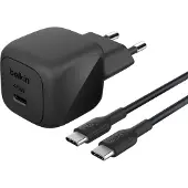 Belkin Usb-c 45w Pd Pps + Usb-c Kabel Wca013kq1mbk-b6 Usb-c-väggladdare