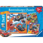 Ravensburger Pussel 3x49 bitar Hot Wheels Make it Epic!