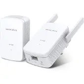 Mercusys MP510 KIT, 1000 Mbit/s, IEEE 802.11b, IEEE 802.11g, IEEE 802.11n, IEEE 802.3, IEEE 802.3u, Gigabit Ethernet, 10,100,1000 Mbit/s, Wi-Fi 4 (802.11n), 802.11b, 802.11g, Wi-Fi 4 (802.11n)