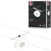 Paulmann WS DC Circle Lågspänning-linsystem LED Matt vit, Krom