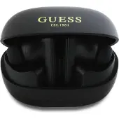 GUESS Bluetooth-hörlurar GUTWST88MCTGK TWS + dockningsstation svart/svart Capsule Tryckt logotyp