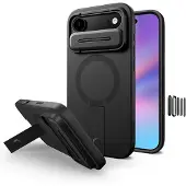 Tech-Protect Kevlar Aura MagSafe-fodral för iPhone Air - Svart