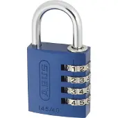 ABUS ABVS48807 Hänglås 41.5 mm Blå Kombination