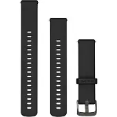 Garmin svart Quick release silikonarmband 18mm 010-12932-01