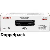 Canon 728 svart toner 2-pack (original)