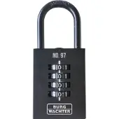 Burg wachter Numero 97 40 SB Hänglås 40 mm Kombination