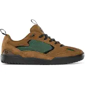 Es Quattro Skateskor brown/green, 10.0