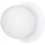 Valotorni Vägglampa Minerva K1 LIGHTING, dimbar, Vitt / opal, Hall, Metall, Vägglampa, vägglampa inomhus