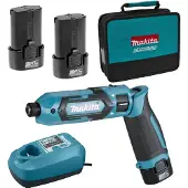 Makita TD022DSE TD022DSE Slagskruvdragare 7.2 V 1.5 Ah Li-Ion inkl. 2x batterier, inkl. väska