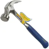 Estwing E316C 16 oz kurvad klohammare blått stötdämpande grepp längd 330 mm