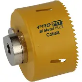 Wareco ProFit bimetall Plus hålsåg med adapter rostfri och metall 76 mm