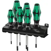 Wera Skruvmejselsats 367/6 TORX BO Kraftform; TX 10-40; 6 st.