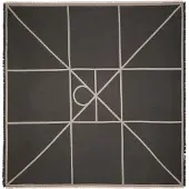 Calvin Klein Emblem Logo Graphic Scarf