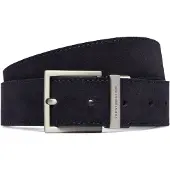 Tommy Hilfiger Reversible Square Buckle Leather Belt