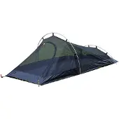 TOMTOP JMS Nätryggsäckstält 1 Person Ultralätt Aluminiumstång Campingtält Utomhus Myggnät svart