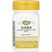 Nature'S Way , GABA, 250 mg, 60 Vegan Capsulor