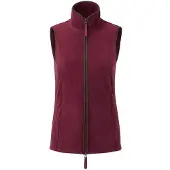 Premier Kvinnor/Damer Artisan Fleece Gilet (Bourgogne/brun)