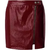 Pepe Jeans för kvinnor. PL9011898 Ruby kjol vinröd (S), Casual, Parti, Polyester, Bordeaux