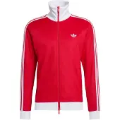 Adidas Sweatjacka 'Classic' röd / vit