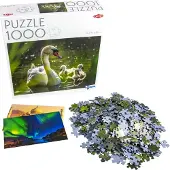 Tactic Puzzle Lovers Swan on Lake with Babies 1000 pcs puzzle