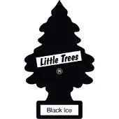 Little Trees Black Ice Hanging Air Freshener – 3 stuks