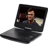 Denver MT-1097 Bärbar DVD-spelare 25.4 cm 10 tum EEK: C (A - G) Batteridrift, inkl. 12 V strömkabeln för fordon Svart