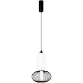 LUCE Design Pendellampa Inkas, Svart, Vardagsrum / matsal, Glas