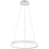 LUCE Design Pendellampa Niike, Vitt / opal, Vardagsrum / matsal, Metall, Modern