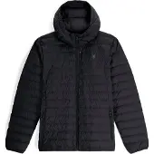 Spyder - Dunjackor skid - Zenith Hooded Down Jacket Black för Unisex - Storlek M - Svart