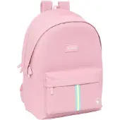Safta Rosa USB Skolväska - 31x44x18 cm