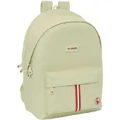 Safta Beige USB Skolväska - Stilig och Funktionell