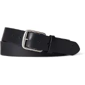 Ralph Lauren för män. 405913732001 Läderbälte med svart häst (42 cm), Casual, Klassisk, Hud