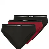BOSS Kvinnors 3-pack med logo midjebandstrosor i flera färger