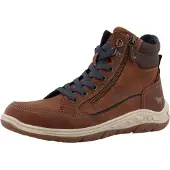 Mustang Boots med snörning 'Benedetto' brun / mörkbrun