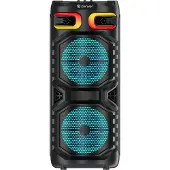 Denver BPS-355 Partyhögtalare med LED / Bluetooth-högtalare / karaokehögtalare