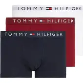 Tommy Hilfiger Boxer Trunk 3-Pack Navy/White/Red Vit vart Bourgogne Röd torlek