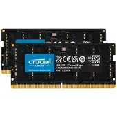 Crucial - DDR5 - sats - 64 GB: 2 x 32 GB - SO DIMM 262-pin - 4800 MT/s / PC5-38400 - CL40 - 1.1 V - ej buffrad - icke ECC