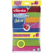 Vileda 4023103185975, Polyamid, Polyester, Multifärg, Hand/machine washing, 8 styck