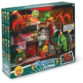 Famosa Actionfigur Wildtins Attack Mot Lägret