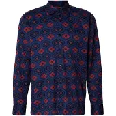 Scotch & Soda Skjorta marinblå / burgunder / svart