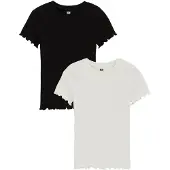 We fashion T-shirt svart / vit