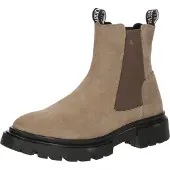 Steve madden Chelsea boots 'Raquel' beige / mörkbeige / svart / vit