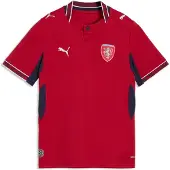 Puma Czechia 2026 Home Jersey Youth, storlek 164 cm