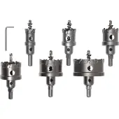 YATO Hålsågssats YT-44077; 22-65 mm; 6 st.