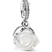 Pandora Moments White Rose in Bloom berlock 793200C01