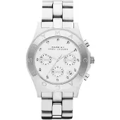 Marc Jacobs MBM3100 Blade Silver White Damklocka