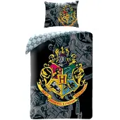 Harry Potter Hogwarts sängkläder 2-i-1 design 4 100% bomull